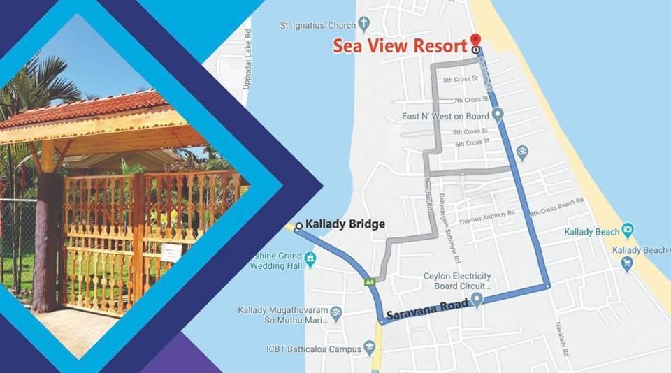 Sea View Resort Kallady 외부 사진